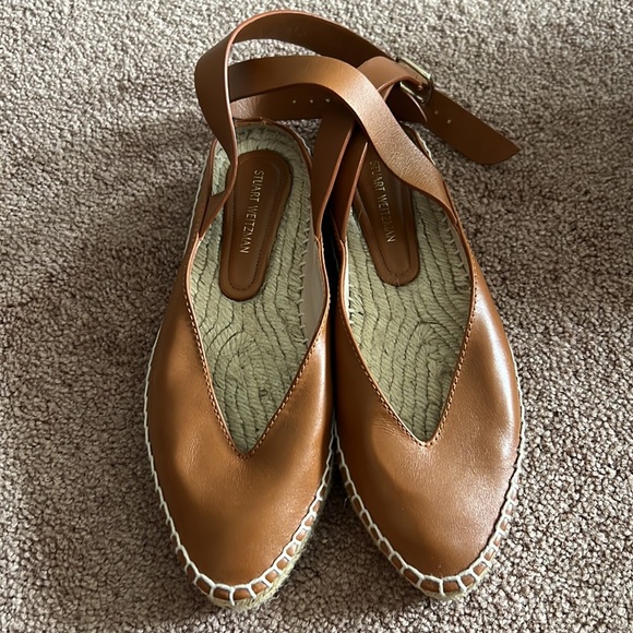 Stuart Weitzman toga ankle wrap espadrilles - Picture 2 of 3